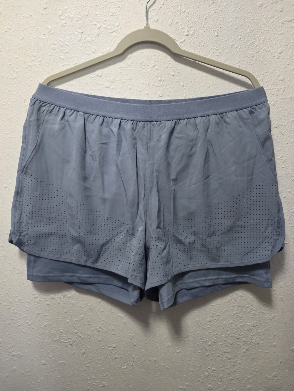 Mono B Light Blue Women's Athletic Shorts